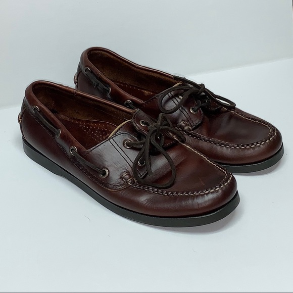 Llbean Canyon Brown Casco Bay Boat Mocs 